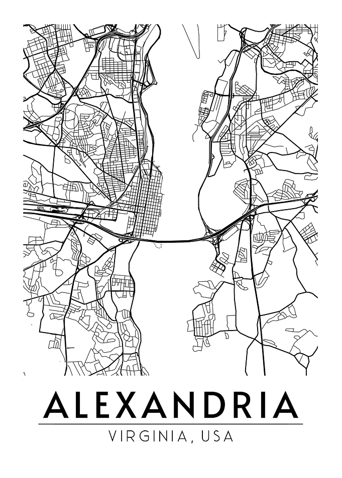 Alexandria Virginia Map