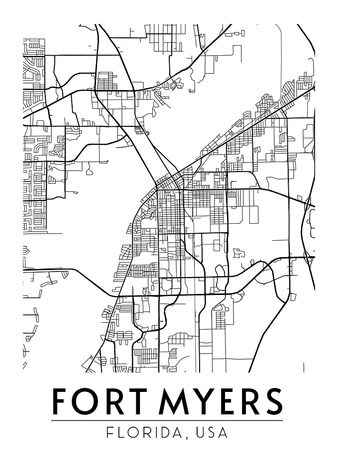 Fort Myers Florida Map