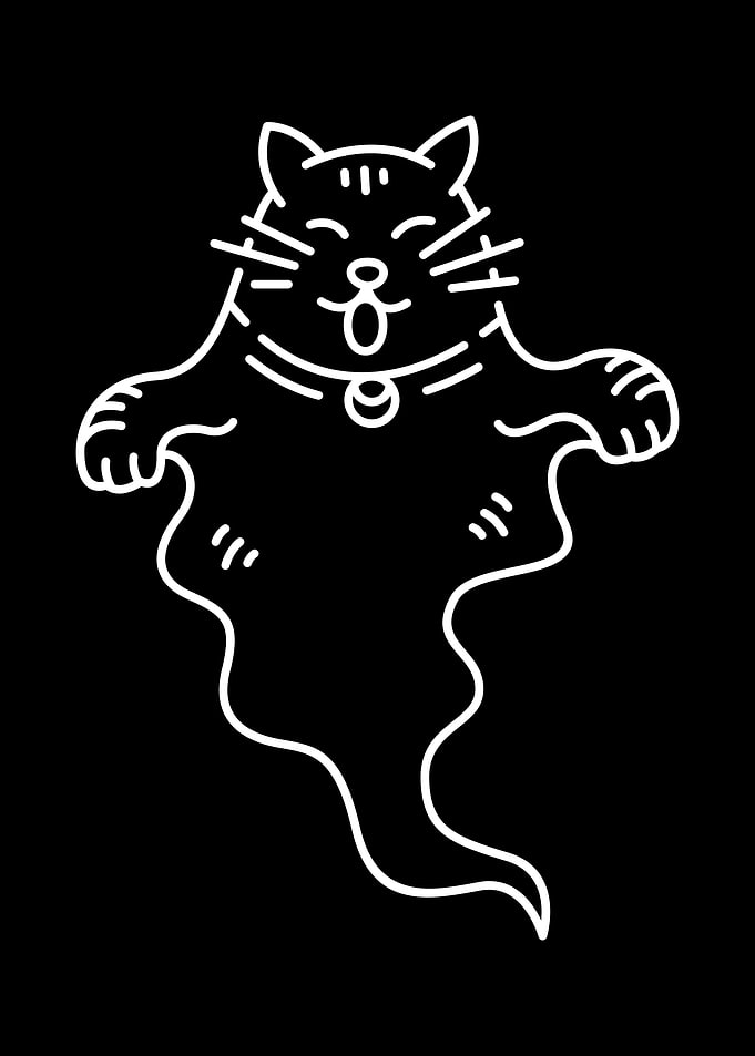 Cute Cat Ghost