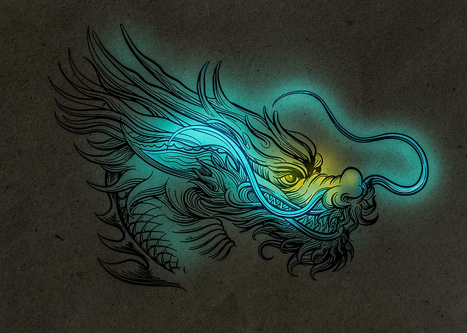 Glowing Dragon