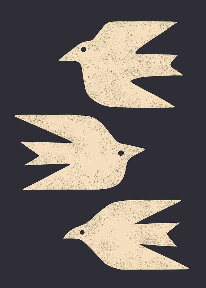 Doves In Flight