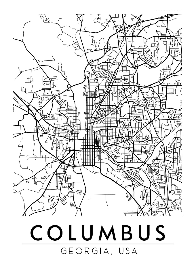Columbus Georgia Map