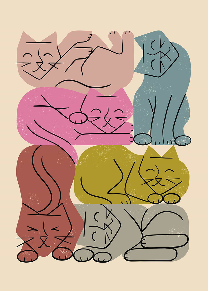 Stack of Cats 2