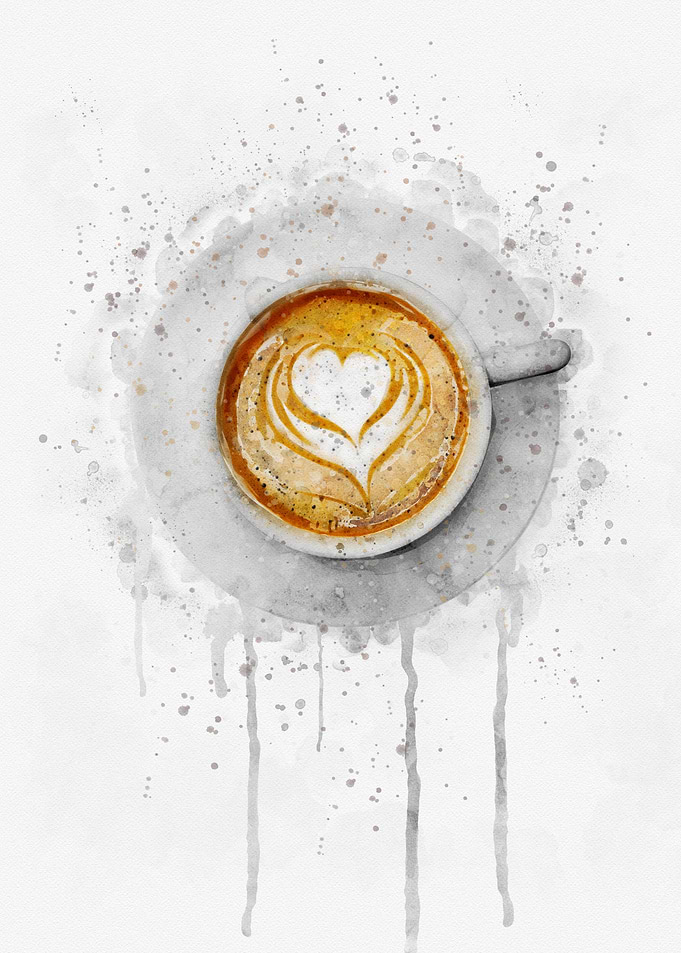 Coffee watercolor