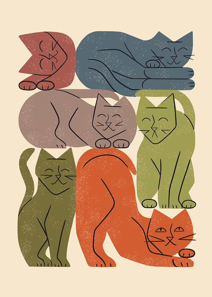 Stack of Cats 1