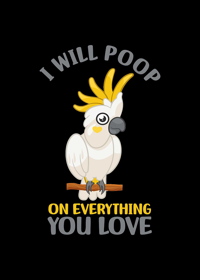 Cockatoo Pet Birds Gifts
