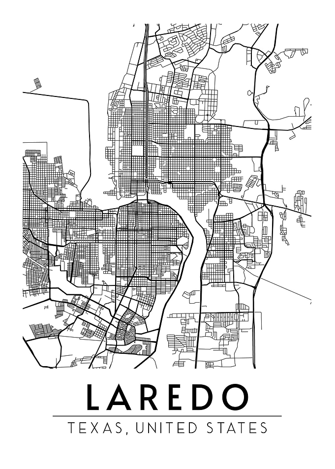 Laredo Texas Map
