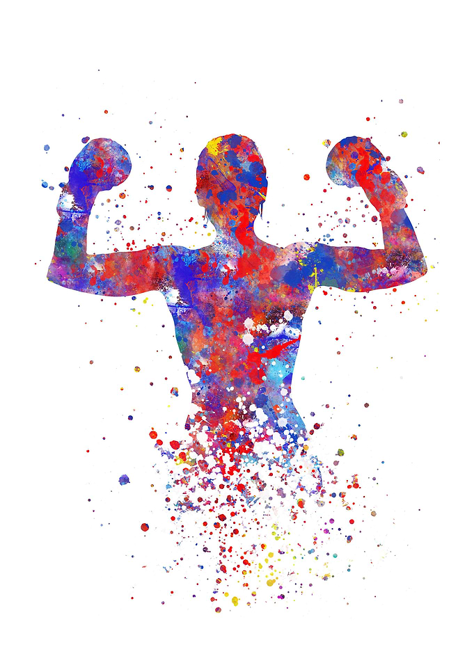 Woman boxer
