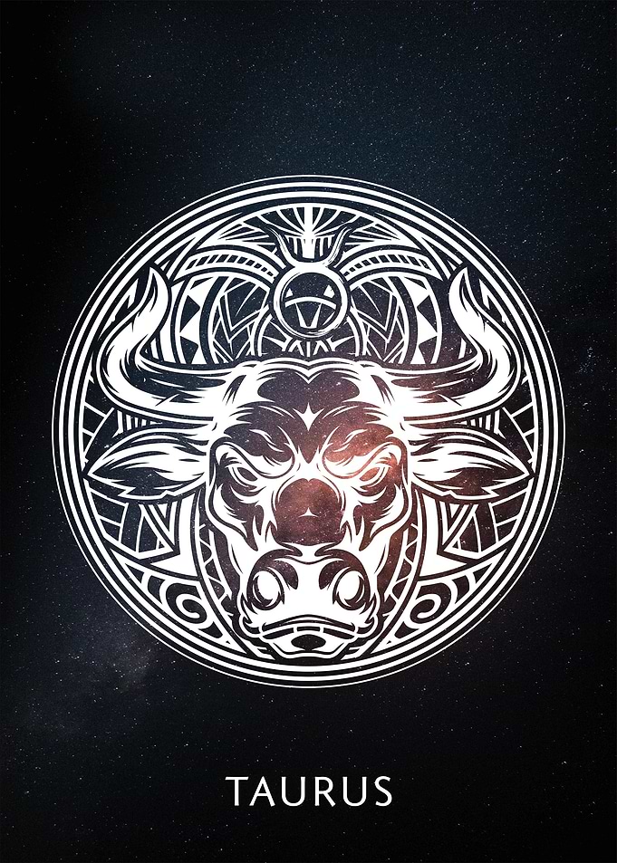 Zodiac Sign Taurus Galaxy