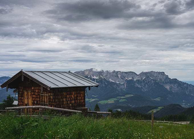 cabin on the mountain