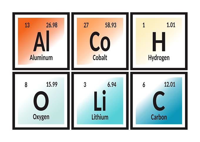 Alcoholic Table of Element