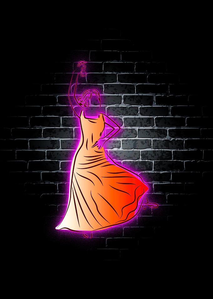Dance Girl Neon