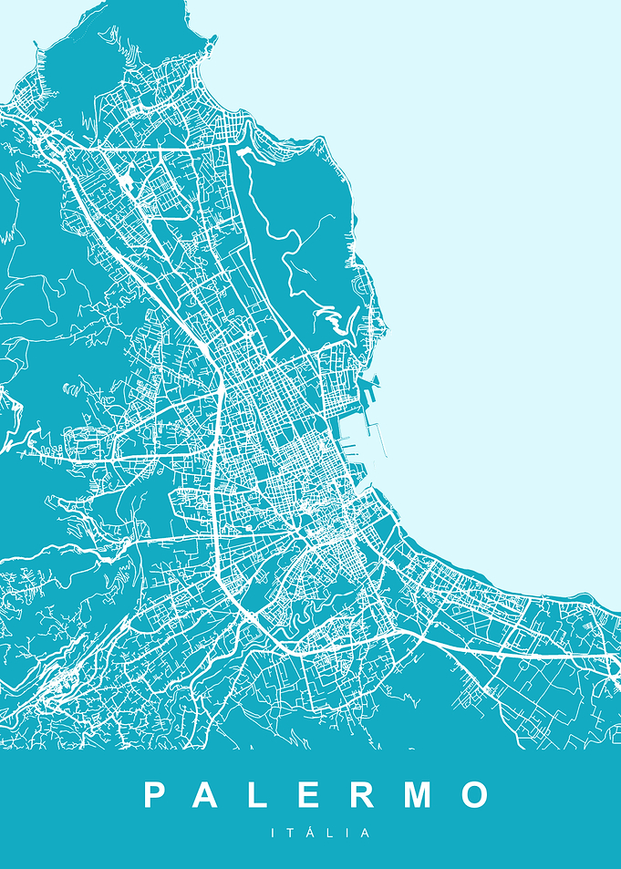 PALERMO Map ITALY