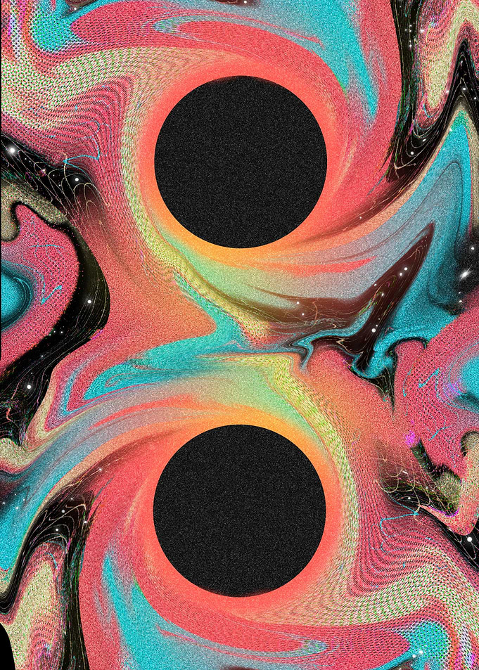 Psychedelic Black Hole