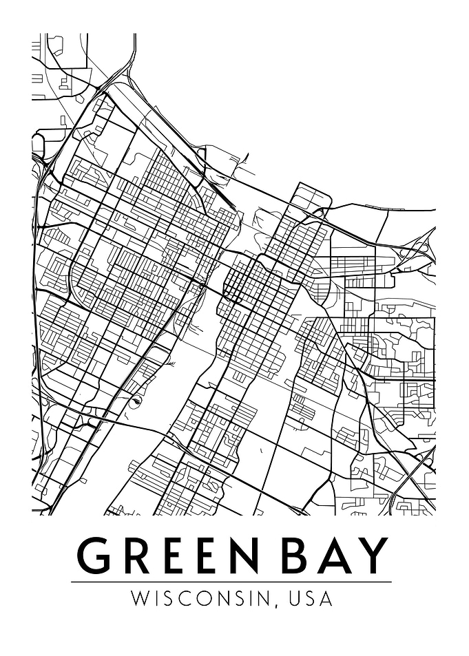 Green bay Wisconsin Map