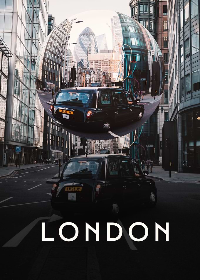 London UK Glass Ball