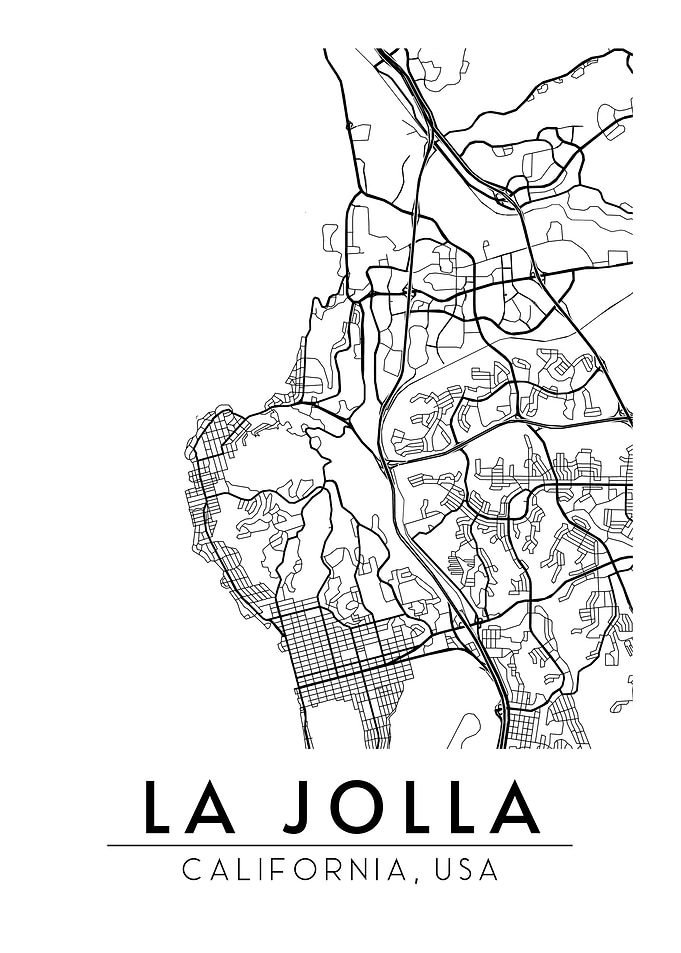 La Jolla California Map