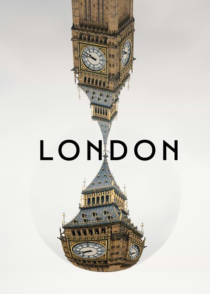 London UK Abstract Drop