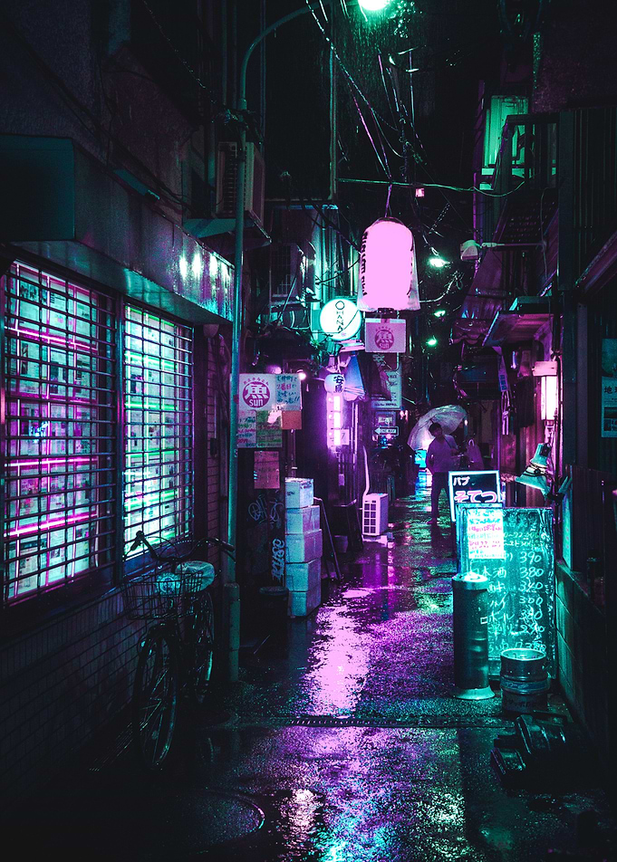 CYBER ALLEY IN NEO TOKYO