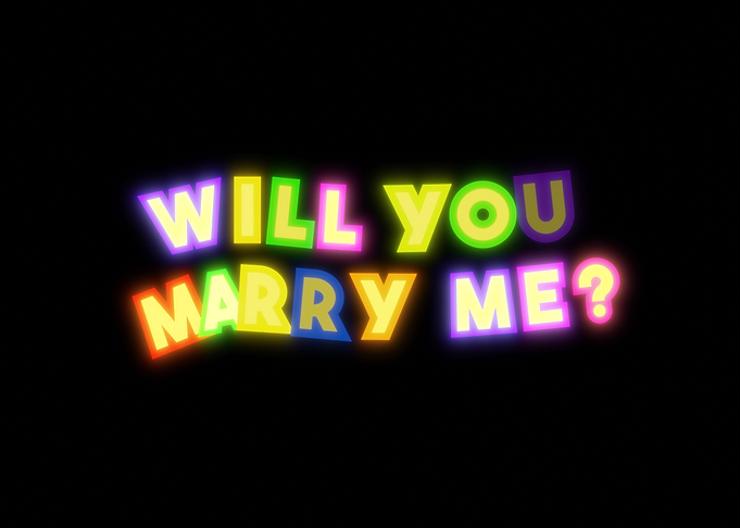 Cartoon happy will you mar