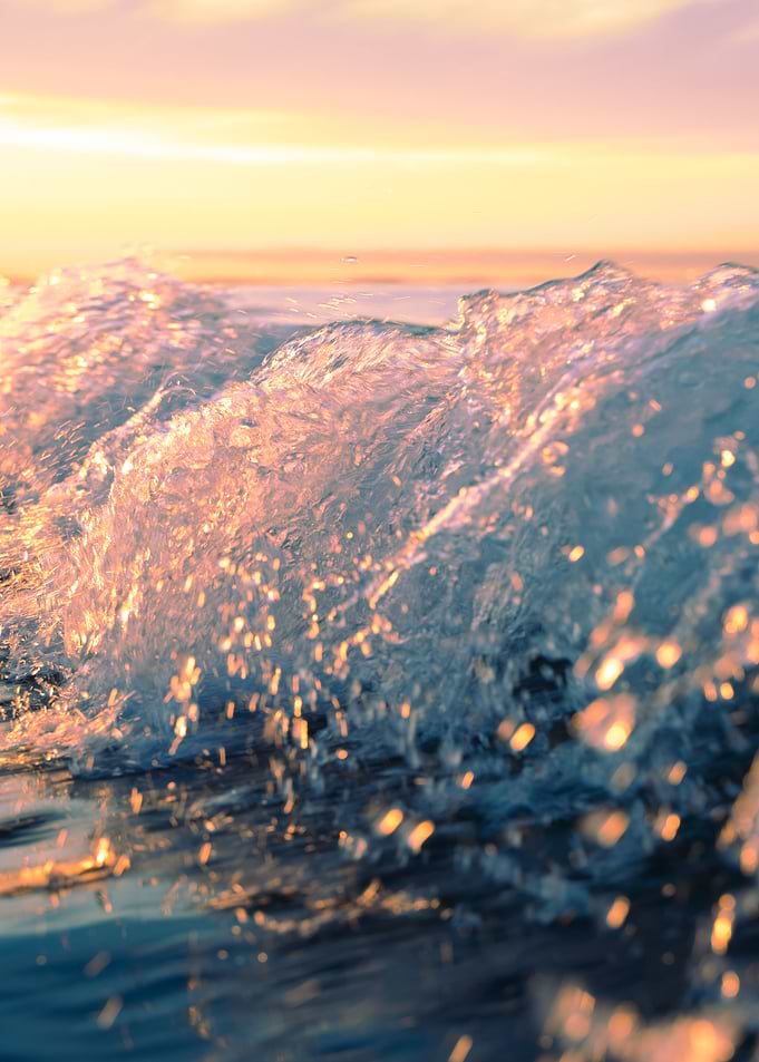 Small Wave at Sunset