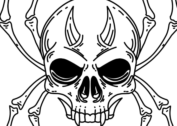spider skull
