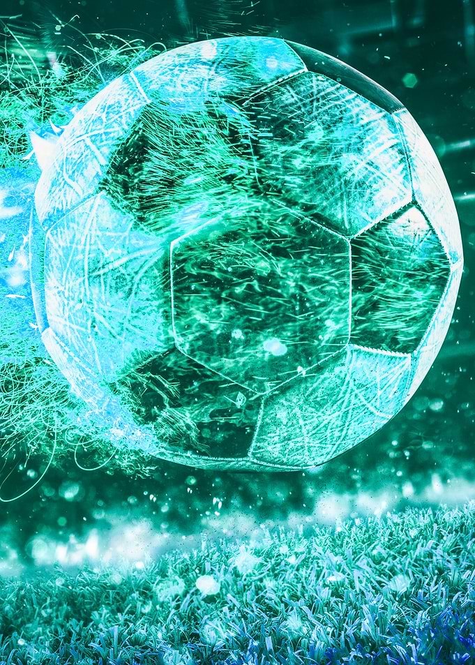 Glowing Soccer Football