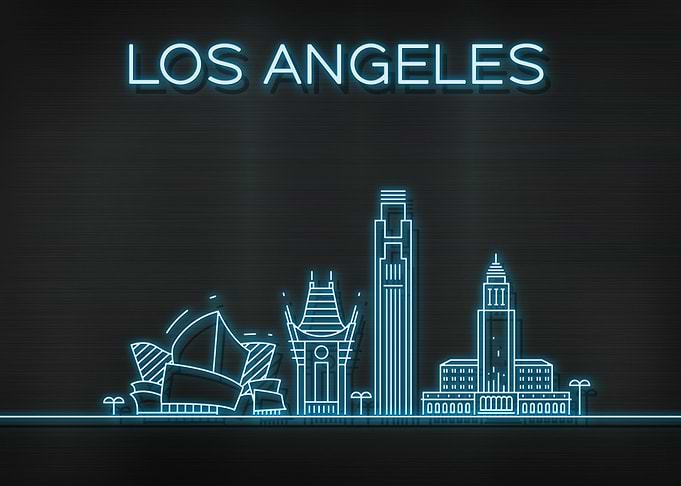 Los Angeles City Skyline