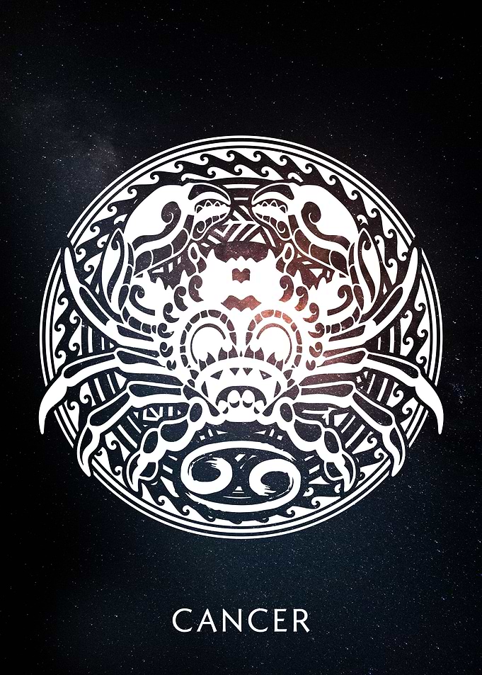 Zodiac Sign Cancer Galaxy