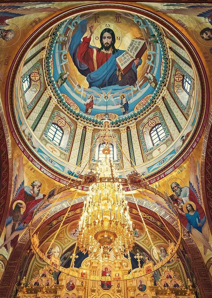 painted ceiling