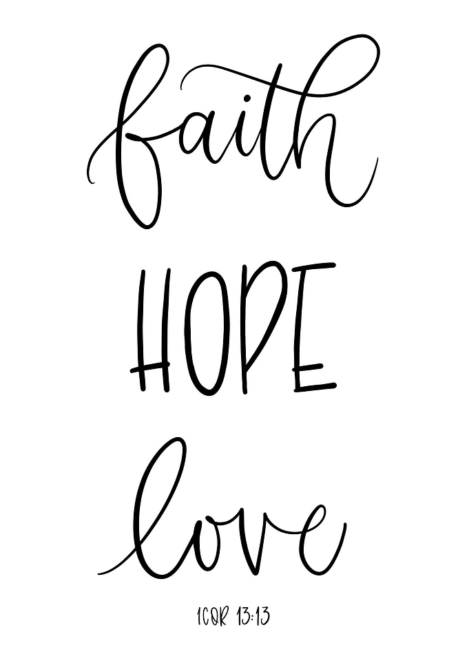 Faith hope love