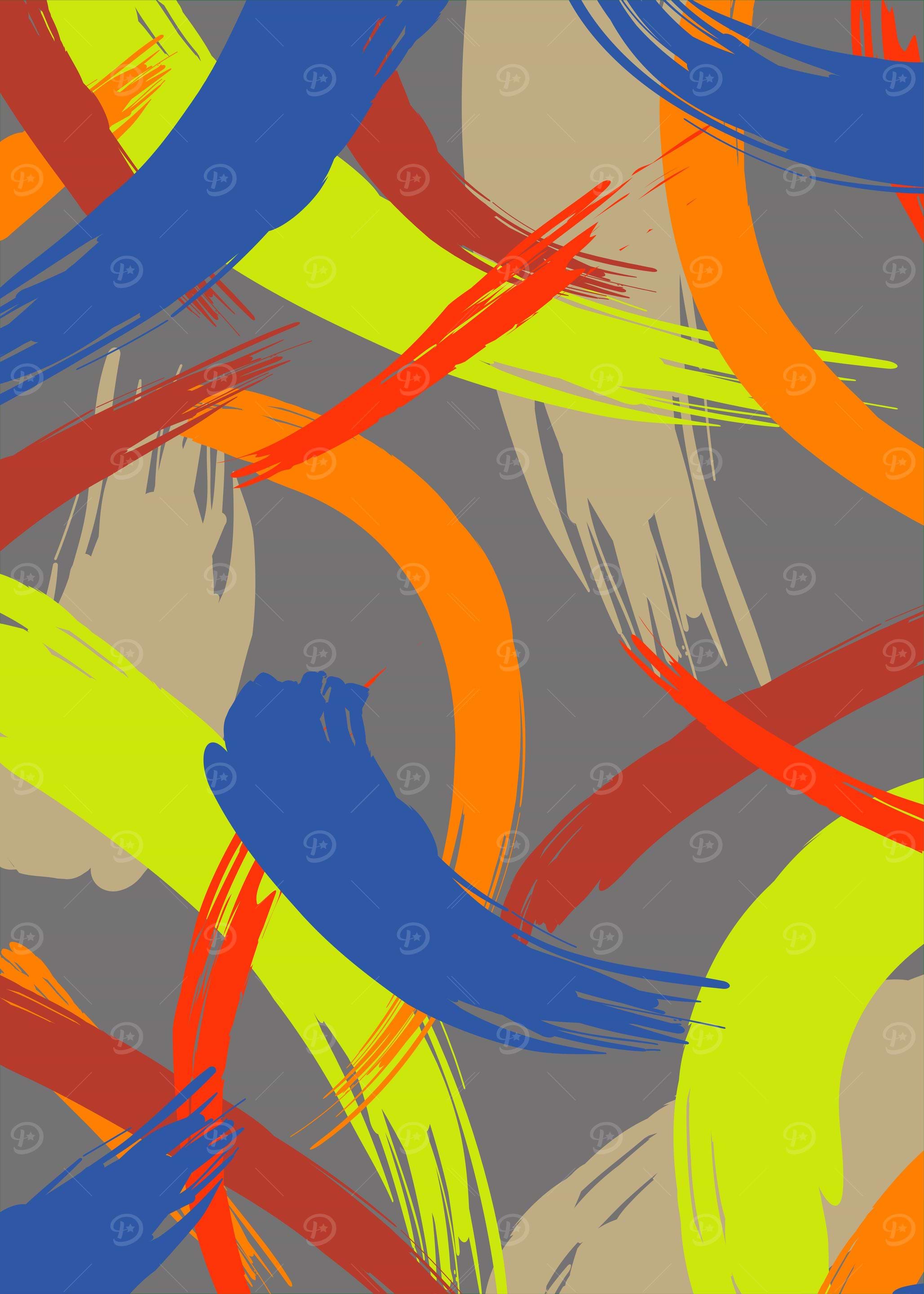 contemporary brush art