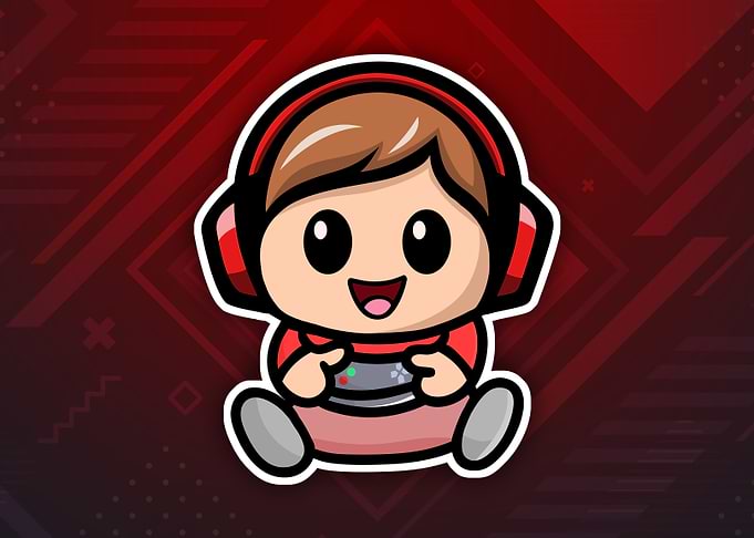 Kawaii Chibi Gamer Boy