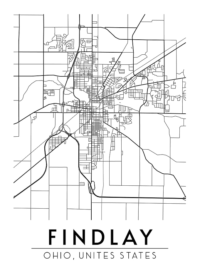 Findlay Ohio Map