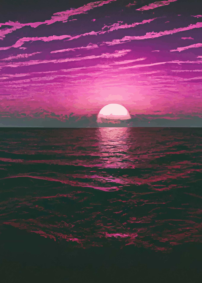 Sunset View Retro