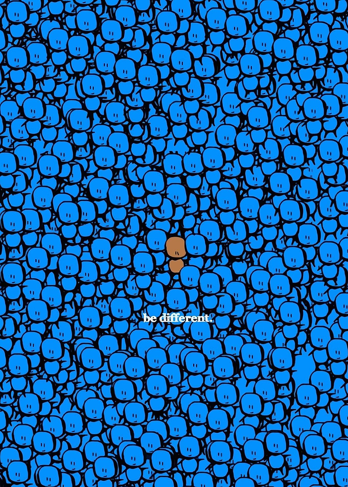 Be different