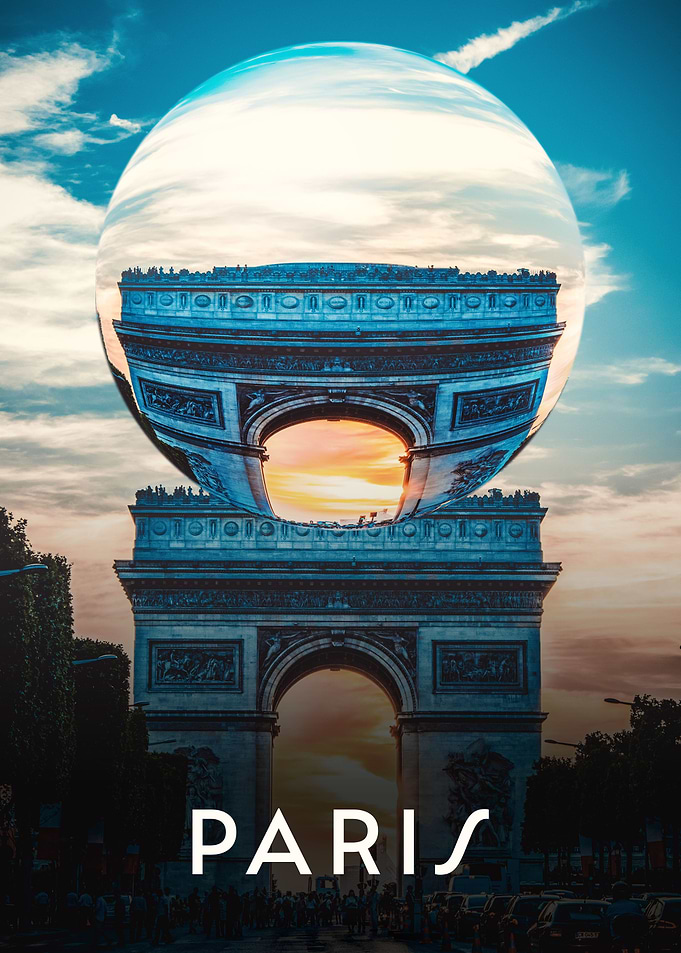 Paris France Crystal Ball