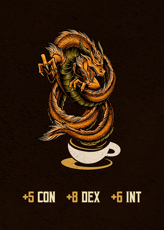 Dragons Coffee Stats 5 Con