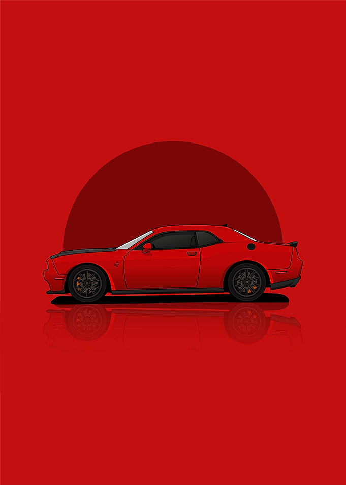 Dodge Challenger Red