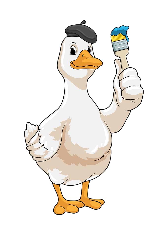 Duck Painter Paint brush