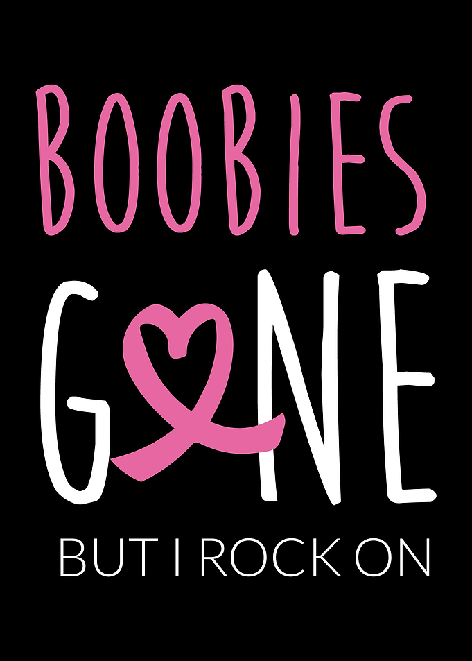 Boobies Gone But I Rock On
