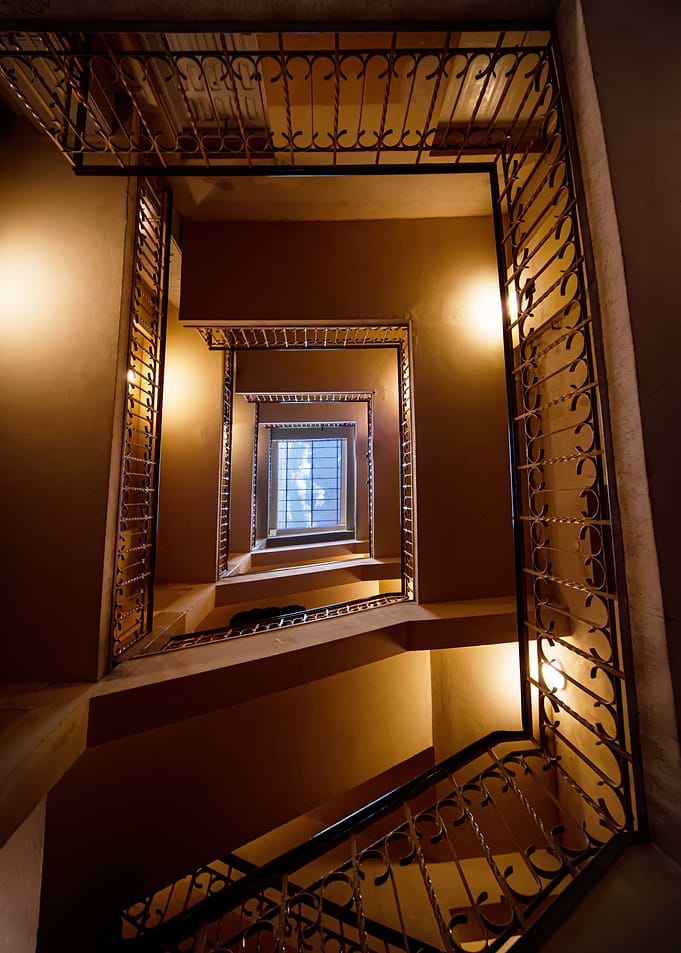 Golden staircase