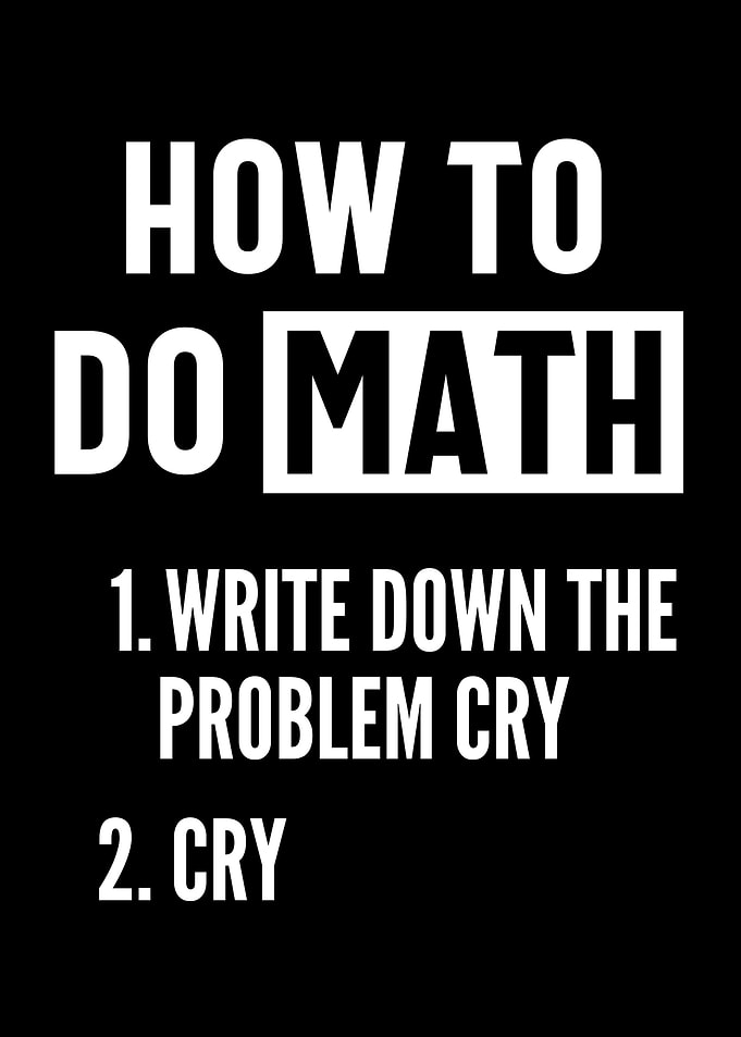 How To Do Math Funny Quote