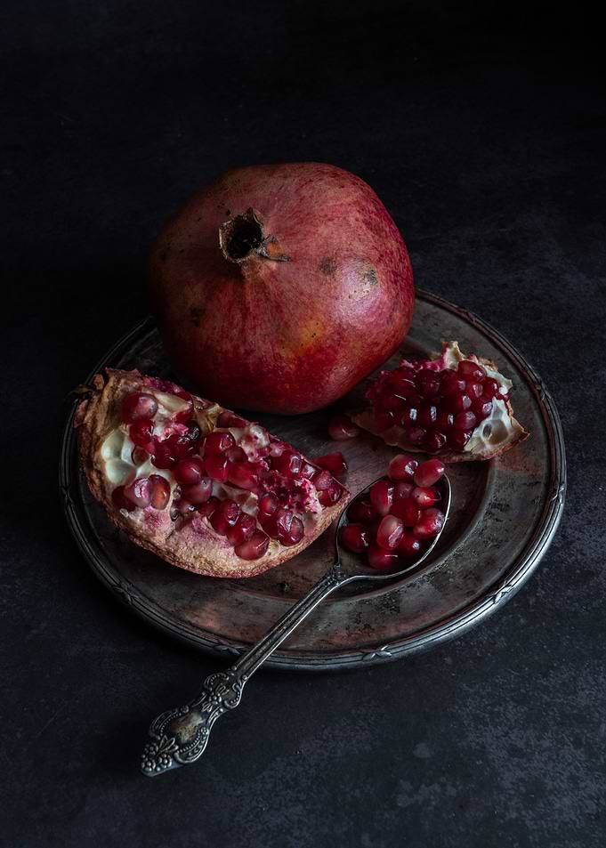 Ripe pomegranats