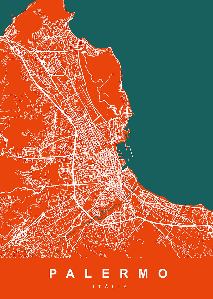 PALERMO Map ITALY
