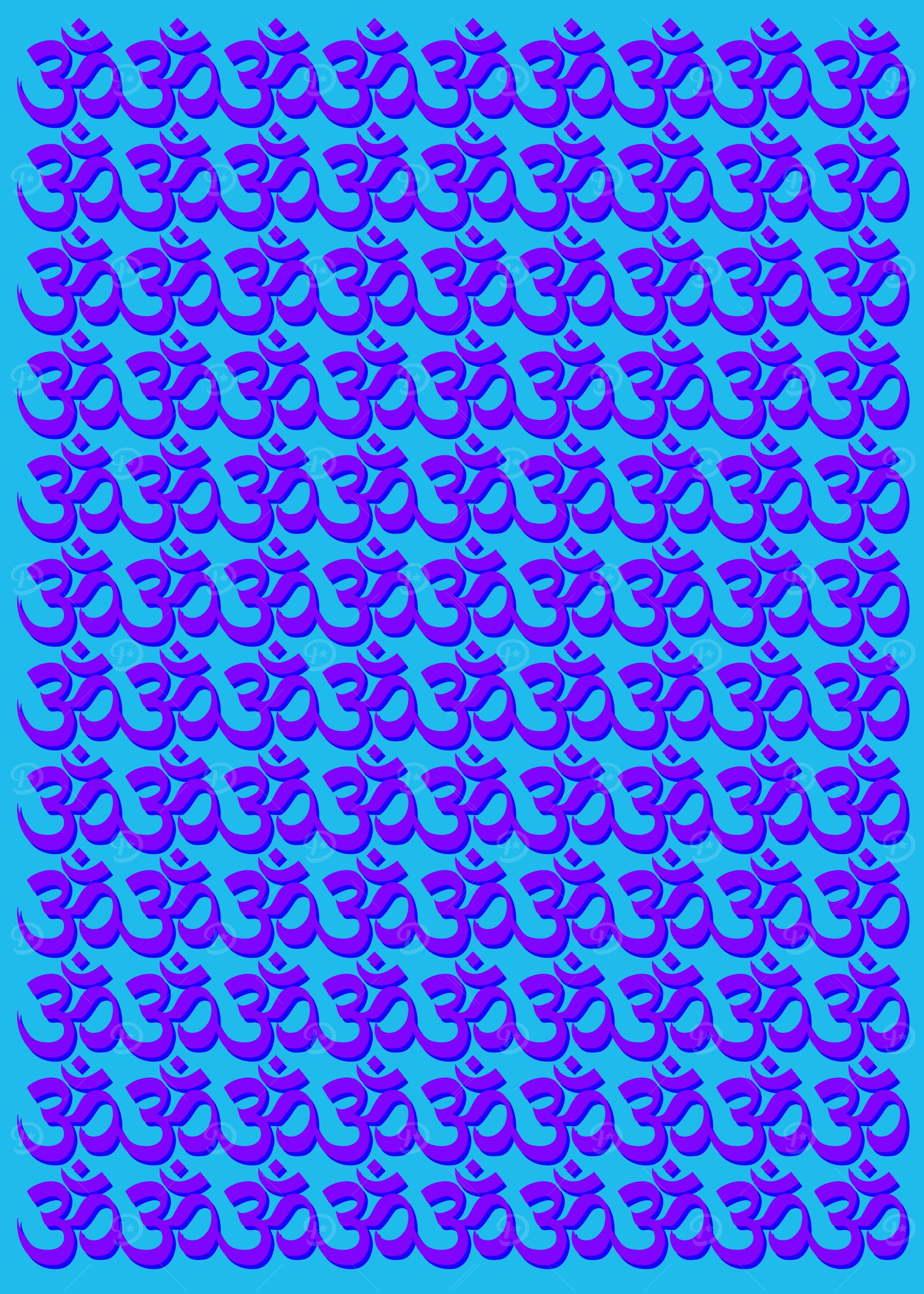 Om Blue 108