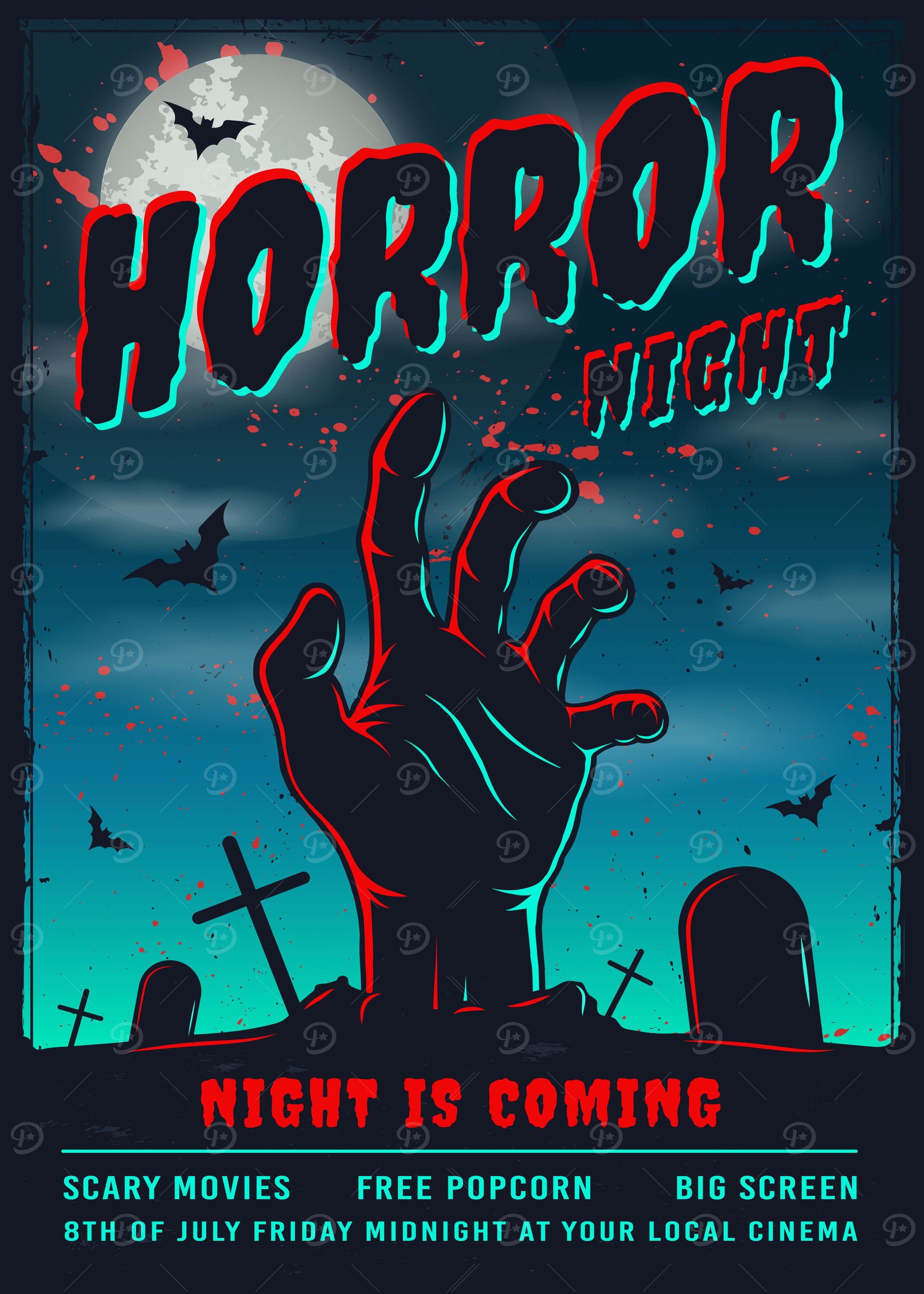 Horror Night Vintage Movie