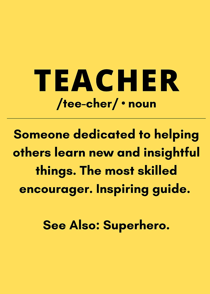 the definition of teacher