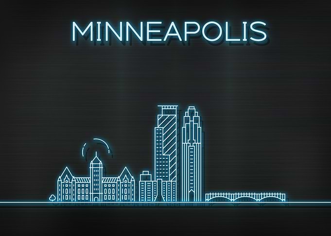 Minneapolis City Skyline