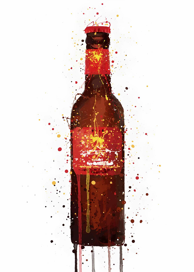 Beer Bottle Rambla Red